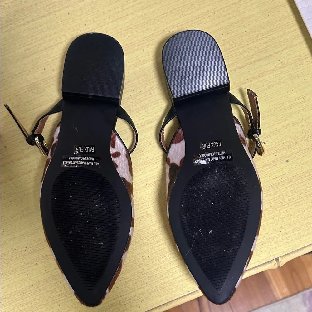 DV by Dolce Vita Women's Cow Hair Slides Mules